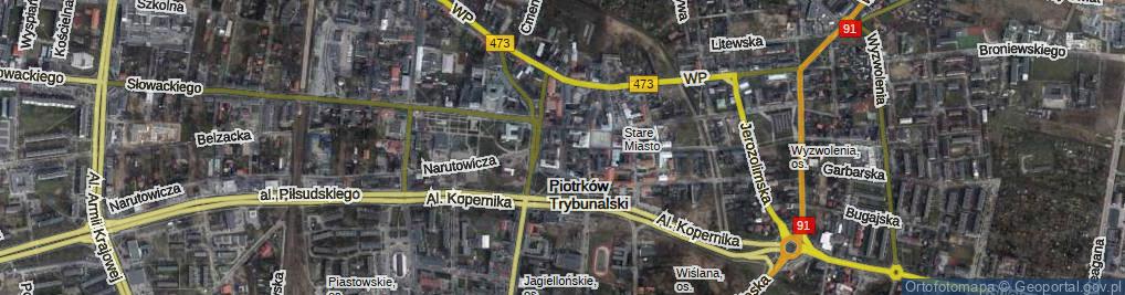 Zdjęcie satelitarne Szewska ul.